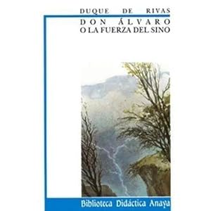 Seller image for DON ALVARO O LA FUERZA. ANAYA for sale by URBANO LIBROS