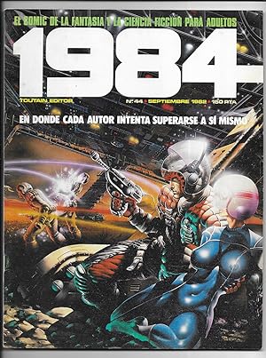 1984 Comic de la Fantasia y Ciencia Ficción para adultos.Nº 44 1º edición 1982