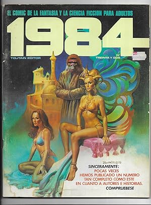 1984 Comic de la Fantasia y Ciencia Ficción para adultos.Nº 32 1º edición