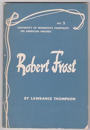 Robert Frost Pamphlets of American Writers No. 2