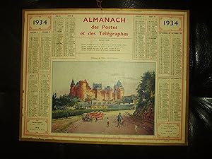ALMANACH DES POSTES ET DES TELEGRAPHES 1934