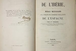 Seller image for De l'Ibrie. for sale by Librairie KOEGUI