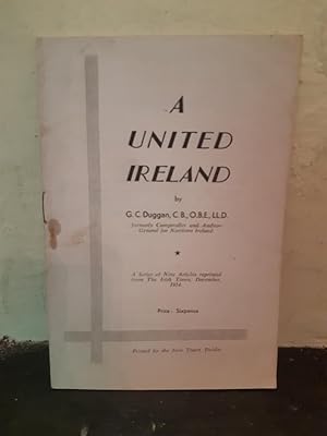 Imagen del vendedor de A United Ireland a la venta por Temple Bar Bookshop