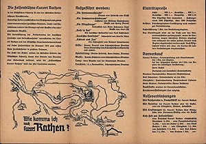 Imagen del vendedor de Spielplan Juli/ August: ;Die Hermannsschlacht, Ein Sommernachtsraum, Nordische Heerfahrt, Die Pfingstorgel, Volk in Not, Schluck und Jau a la venta por Antiquariat Kastanienhof