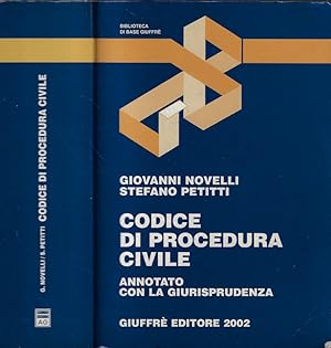 Immagine del venditore per Codice di procedura civile annotato con la giurisprudenza venduto da Biblioteca di Babele