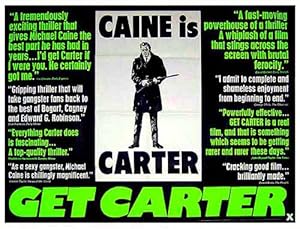 Image du vendeur pour [MOVIE POSTER] Get Carter mis en vente par Adrian Harrington Ltd, PBFA, ABA, ILAB