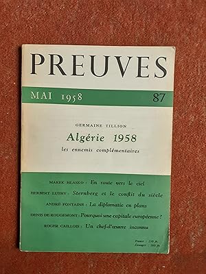 Germaine Tillion. Algérie 1958 - Les ennemis complémentaires