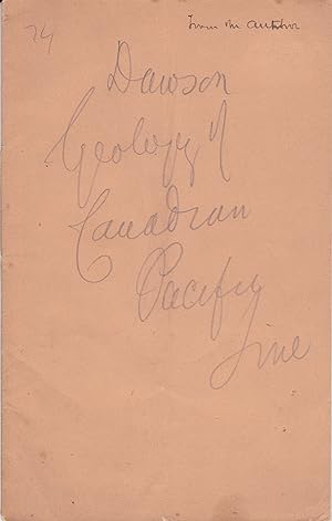 Observations on the Geology of the Line of the Canadian Pacific Railway [inscribed]