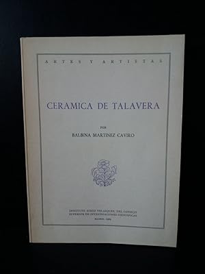 Imagen del vendedor de Cermica de Talavera. a la venta por Librera El Crabo