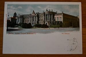 Berlin. Palais Kaiser Wilhelm I. Hist. Eckfenster.