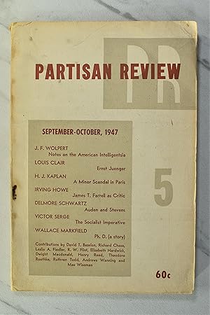 Seller image for PARTISAN REVIEW VOLUME XIV, NUMBER 5, SEPTEMBER- OCTOBER, 1947 for sale by Lost Time Books