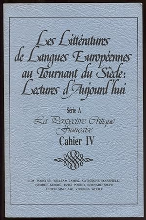 Seller image for Les Litteratures de Langues Europeennes au Tourant du Siecle: Lectures Aujourd'hui La Perspective Critique Francaise for sale by Leaf and Stone Books