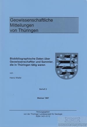 Geowissenschaftliche Mitteilungen von Thüringen. Beiheft 6