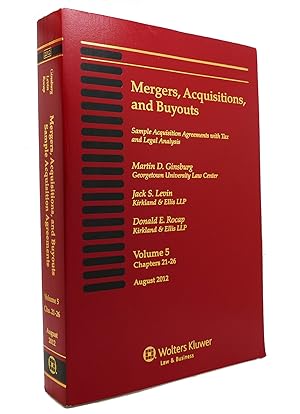 Seller image for MERGERS ACQUISITIONS AND BUYOUTS, AUGUST 2012 Vol. 5 Chapters 21-26 for sale by Rare Book Cellar