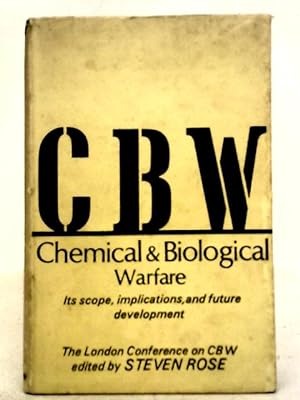 Bild des Verkufers fr CBW Chemical and Biological Warfare. London Conference on CBW. zum Verkauf von World of Rare Books