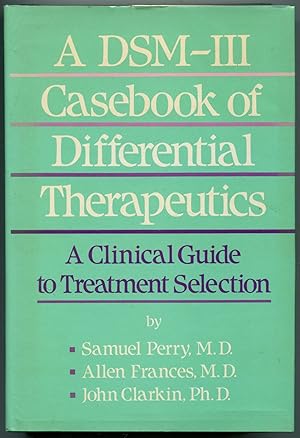 Imagen del vendedor de A DSM-III Casebook of Differential Therapeutics a la venta por Between the Covers-Rare Books, Inc. ABAA