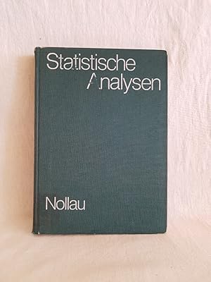 Bild des Verkufers fr Statistische Analysen: Mathematische Methoden der Planung und Auswertung von Versuchen. (= Mathematik fr Ingenieure). zum Verkauf von Versandantiquariat Waffel-Schrder