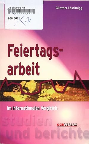 Immagine del venditore per Feiertagsarbeit im internationalen Vergleich venduto da avelibro OHG