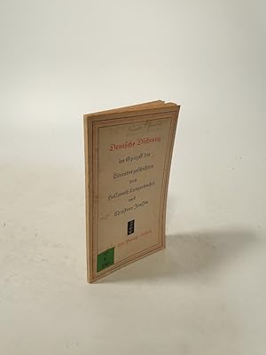 Seller image for Deutsche Dichtung im Spiegel der Literaturgeschichten. for sale by Antiquariat Bookfarm