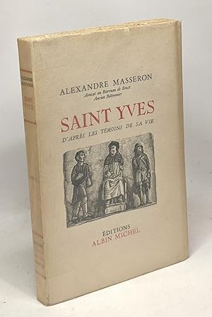 Imagen del vendedor de Saint Yves - d'aprs les tmoins de sa vie a la venta por crealivres