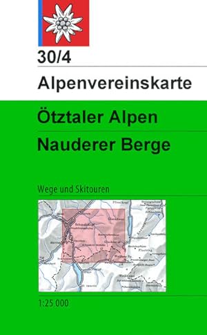 Ötztaler Alpen - Nauderer Berge: Wegmarkierung und Skitouren (Alpenvereinskarten)