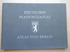Bild des Verkufers fr Deutscher Planungsatlas. Band IX. Atlas von Berlin. zum Verkauf von SinneWerk gGmbH