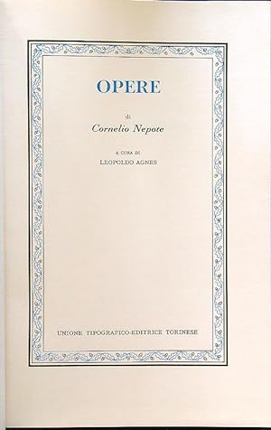 Bild des Verkufers fr Opere zum Verkauf von Librodifaccia