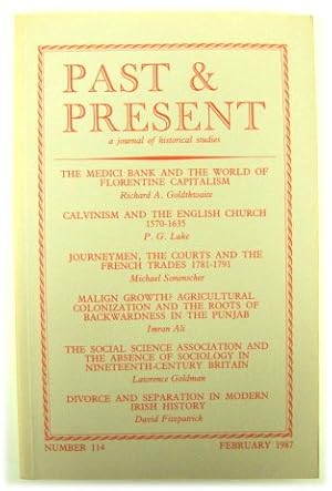 Immagine del venditore per Past & Present: A Journal of Historical Studies - Number 114, February 1987 venduto da PsychoBabel & Skoob Books