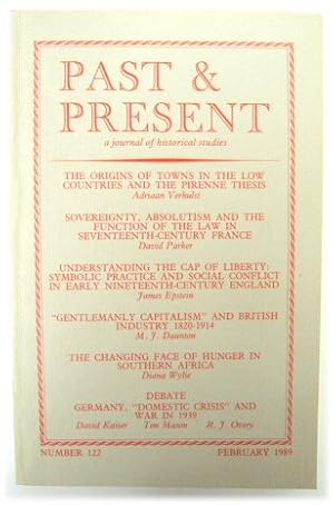 Immagine del venditore per Past & Present: A Journal of Historical Studies - Number 122, February 1989 venduto da PsychoBabel & Skoob Books