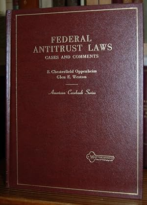 Imagen del vendedor de FEDERAL ANTITRUST LAWS. Cases and comments a la venta por Fbula Libros (Librera Jimnez-Bravo)