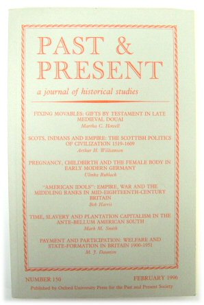 Image du vendeur pour Past & Present: A Journal of Historical Studies - Number 150, February 1996 mis en vente par PsychoBabel & Skoob Books
