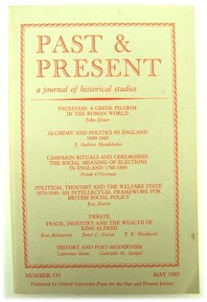 Bild des Verkufers fr Past & Present: A Journal of Historical Studies - Number 135, May 1992 zum Verkauf von PsychoBabel & Skoob Books