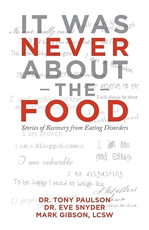 Seller image for It Was Never About the Food: Stories of Recovery from Eating Disorders for sale by moluna