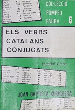 Imagen del vendedor de Els verbs catalans conjugats a la venta por Librera Alonso Quijano