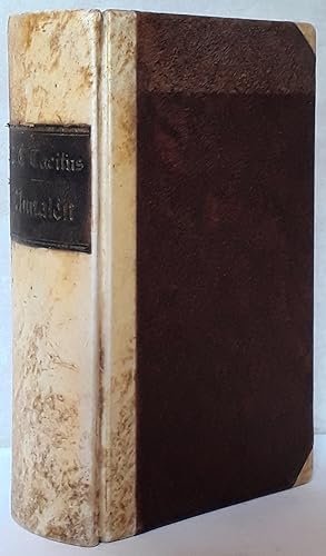 Bild des Verkufers fr Des Cajus Cornelius Tacitus smmtliche Werke, bersetzt von Wilhelm Btticher. Erster u. zweiter Band: Die Annalen. I: Der Annalen 1.-6. Buch. II: 11.- 16. Buch. (2 Bnde in 1). zum Verkauf von Antiquariat Reinsch