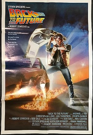 Back to the Future. Original Movie Poster.