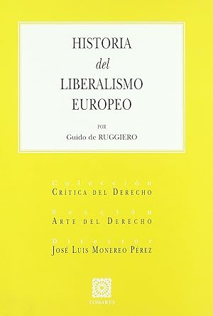 Bild des Verkufers fr Historia del liberalismo europeo zum Verkauf von Imosver