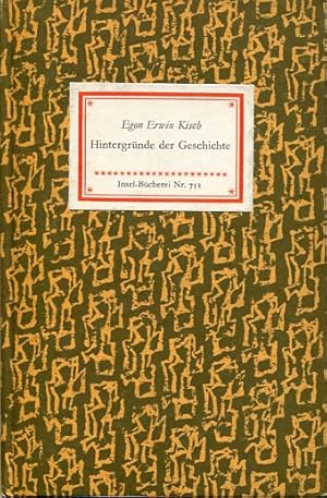 Imagen del vendedor de Hintergrnde der Geschichte (IB 751). 1.-10. Tsd. a la venta por Antiquariat & Buchhandlung Rose