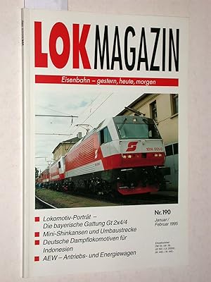 Image du vendeur pour Lok Magazin Nr. 190 Januar/Februar 1995. Die bayerische Gattung Gt 2x4/4. mis en vente par Versandantiquariat Kerstin Daras