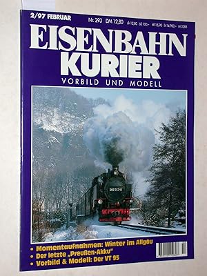 Eisenbahn-Kurier Heft Nr. 2/97 (Nr. 293, Februar 1997). Modell und Vorbild. Momentaufnahmen: Wint...