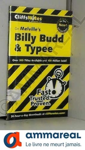 Bild des Verkufers fr CliffsNotes on Melville's Billy Budd & Typee, Revised Edition zum Verkauf von Ammareal