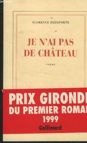 Image du vendeur pour Je n'ai pas de chteau mis en vente par Le-Livre