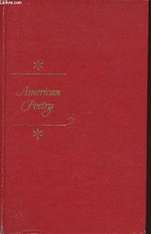 Seller image for American poetry for sale by Le-Livre