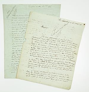 Image du vendeur pour 2 autograph letters signed. mis en vente par Antiquariat INLIBRIS Gilhofer Nfg. GmbH