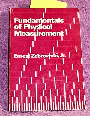 Seller image for Fundamentals of physical measurement for sale by THE BOOK VAULT