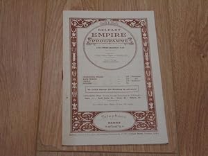 Imagen del vendedor de Belfast Empire Theatre Programme: Commencing on Monday, april 12th, 1937 a la venta por Dublin Bookbrowsers