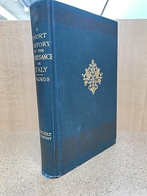 Seller image for A Short History of the Renaissance in Italy for sale by Regent College Bookstore