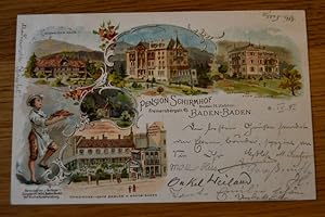 Pension Schirmhof, Fremersbergstr. 45, Baden-Baden, Besitzer: H.Zabler. Schweizerhaus, Dependance...