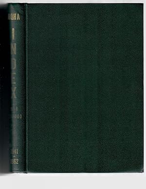 Image du vendeur pour Alphabetical Index of Official Stud Books 1 - 16 mis en vente par Robin Bledsoe, Bookseller (ABAA)