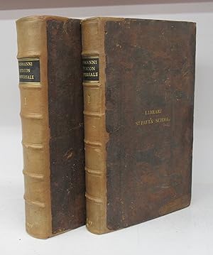 Imagen del vendedor de Lexicon Universale Historico- Geographico- Chronologico- Poetico-Philologicum. 2 vols. a la venta por Attic Books (ABAC, ILAB)